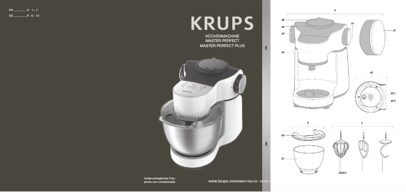 Página 1 del manual Manual de usuario Krups Master Perfect KA2521