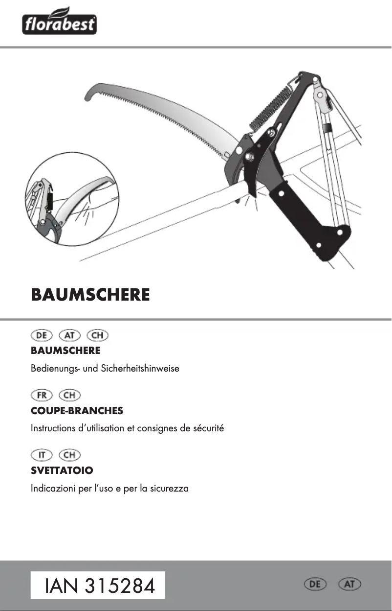 Page 1 de la notice Manuel utilisateur Florabest HG00987