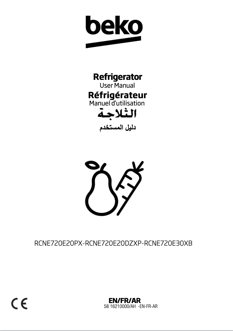 Image de la première page du manuel de l'appareil RCNE720E20DZXP