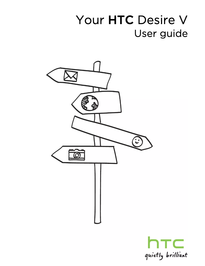Page 1 de la notice Manuel utilisateur HTC Desire V