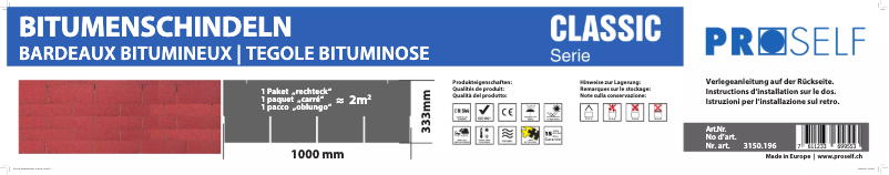 Page 1 de la notice Manuel utilisateur Colibri 3150.196