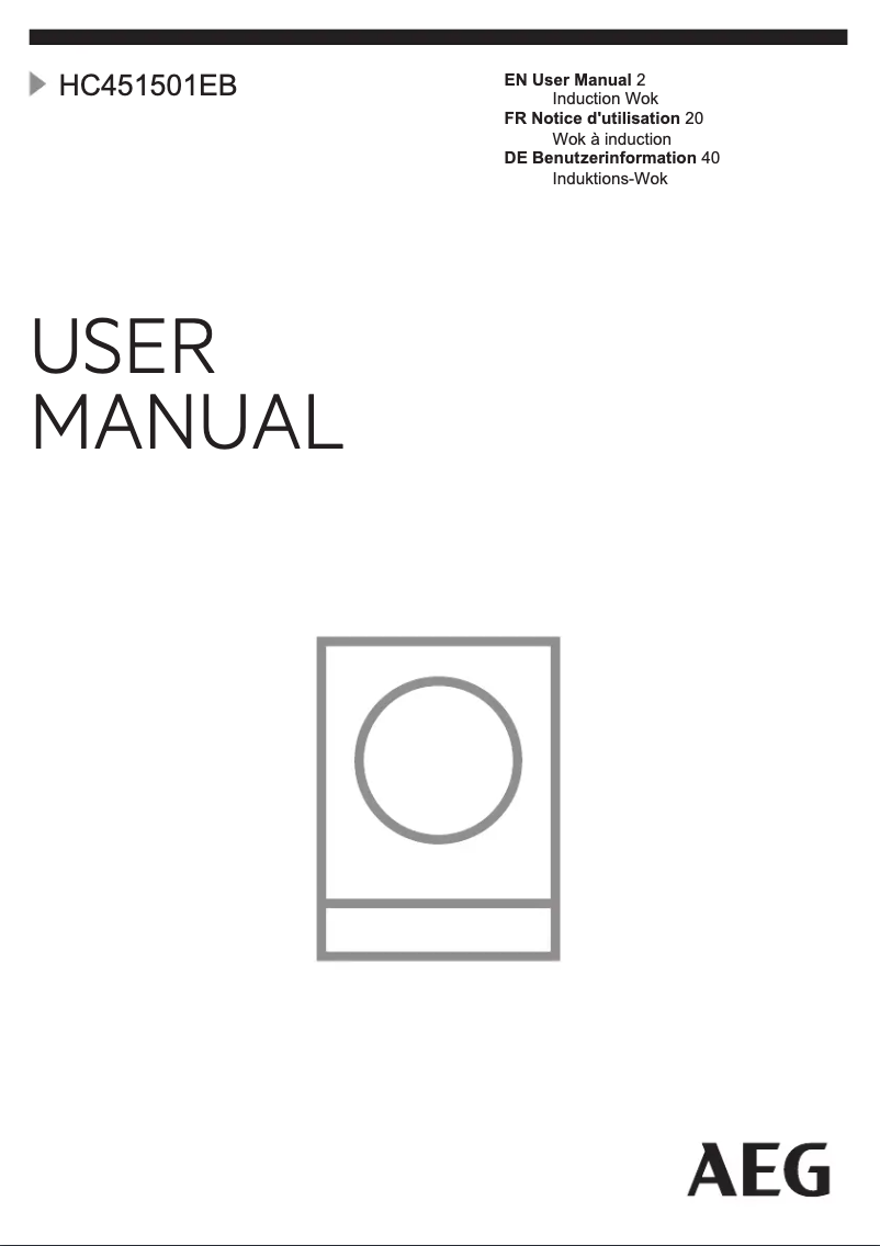 Image de la première page du manuel de l'appareil HC451501EB