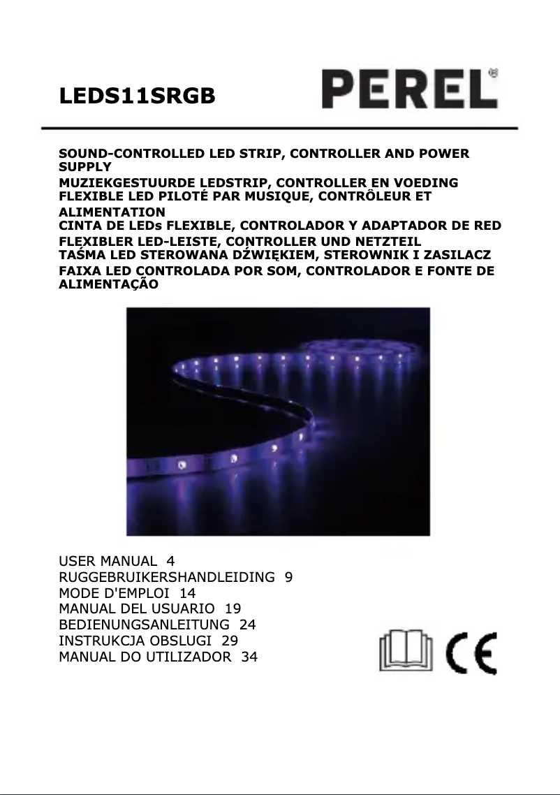 Page n°1 - Manuel utilisateur Perel LEDS11SRGB