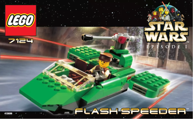 Image de la première page du manuel de l'appareil Star Wars 7124