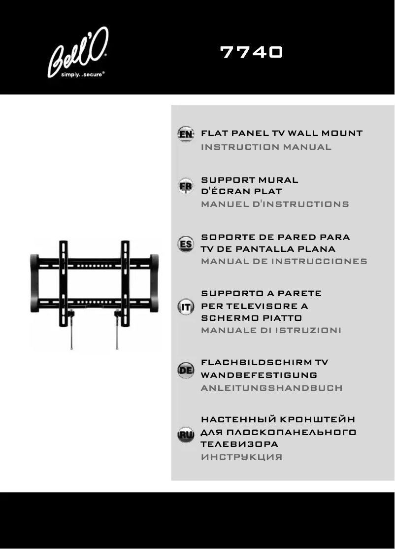 Página 1 del manual Manual de usuario Bell'O 7740B