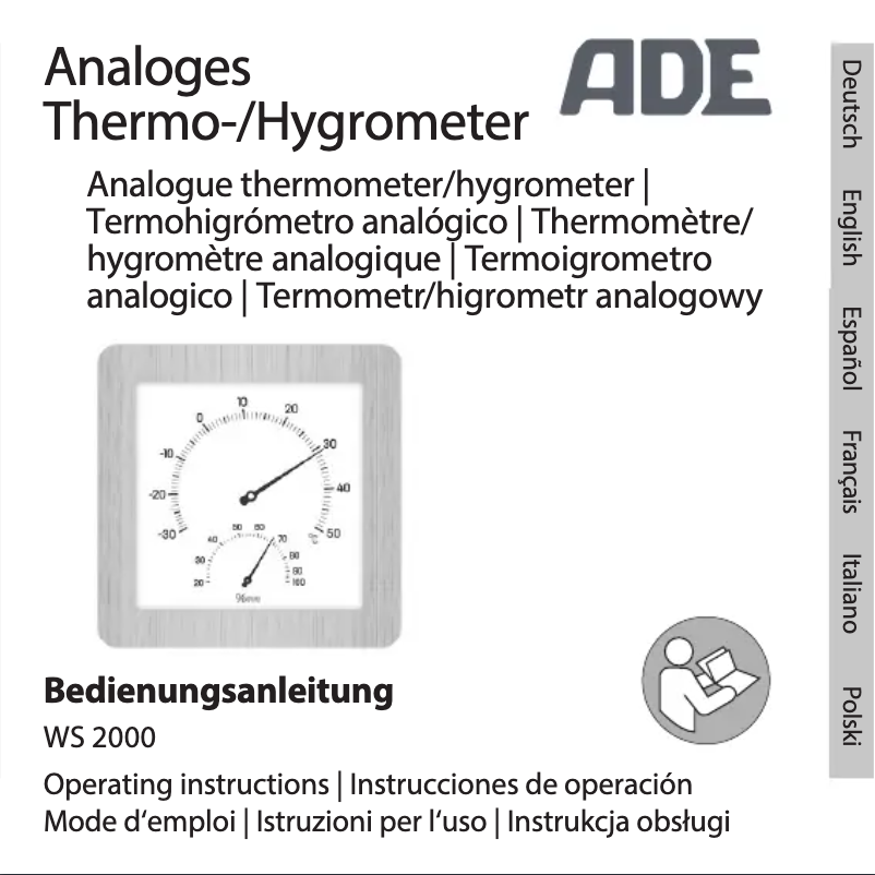 Image de la première page du manuel de l'appareil WS 2000