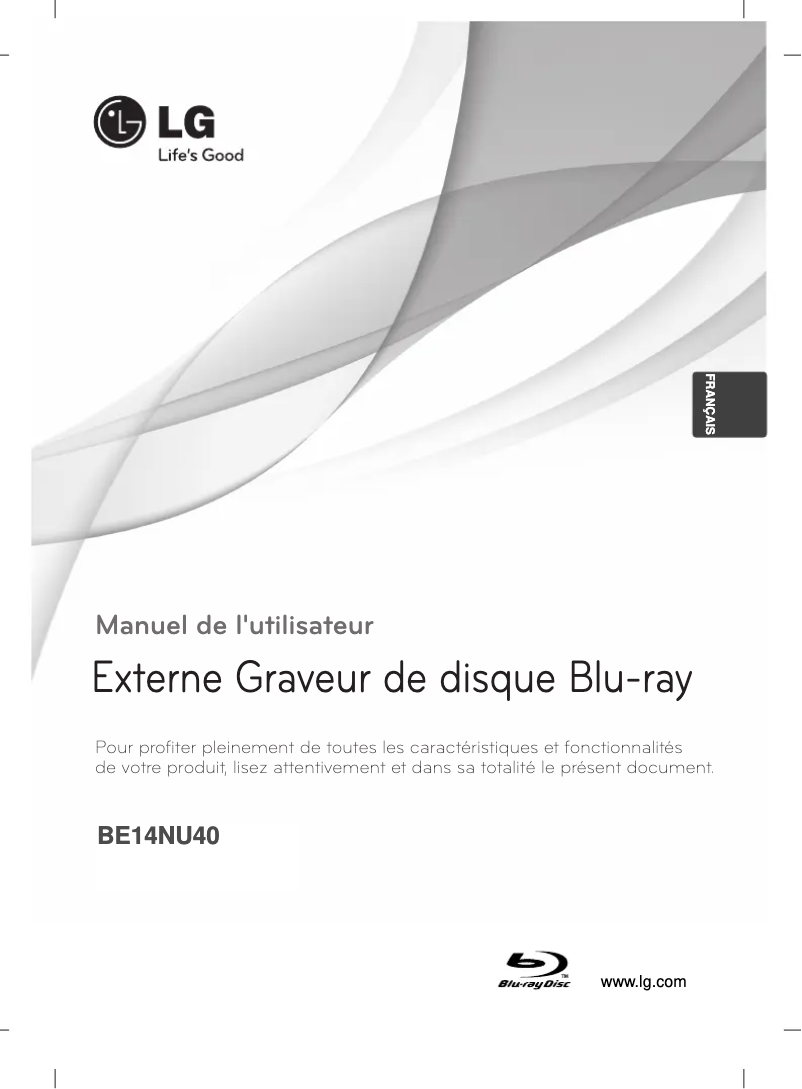 Page n°1 - Manuel utilisateur LG BE14NU40
