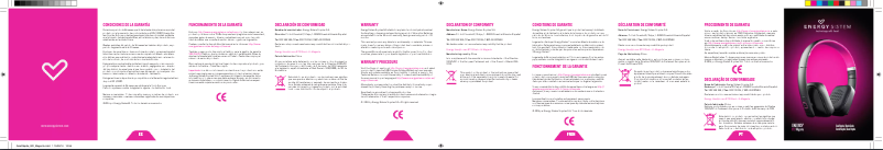 Imagen de la primera página del manual del dispositivo Energy BT2 Magenta