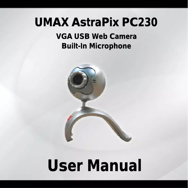 Page n°1 - Manuel utilisateur UMAX AstraPix PC230
