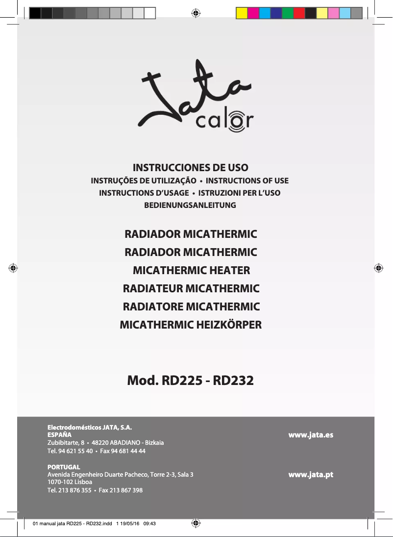 Image de la première page du manuel de l'appareil RD232N