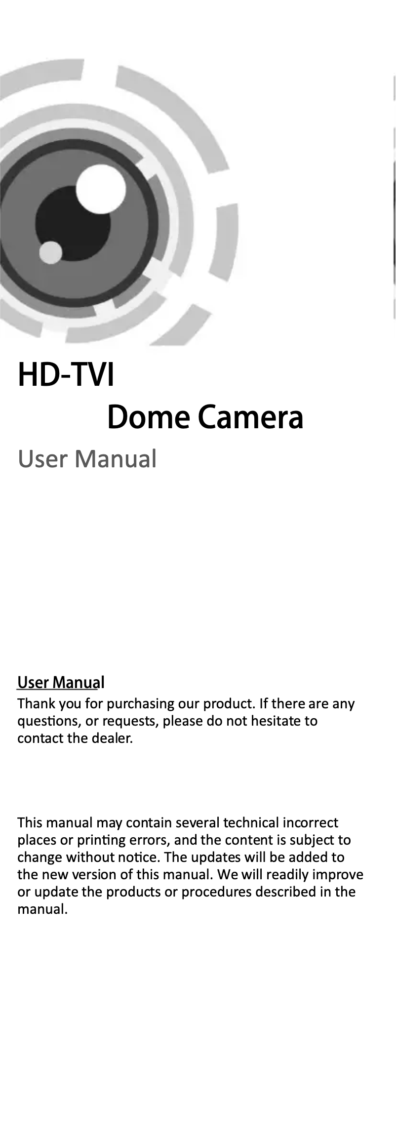 Page 1 de la notice Manuel utilisateur LTS CMHD35T3DW-Z