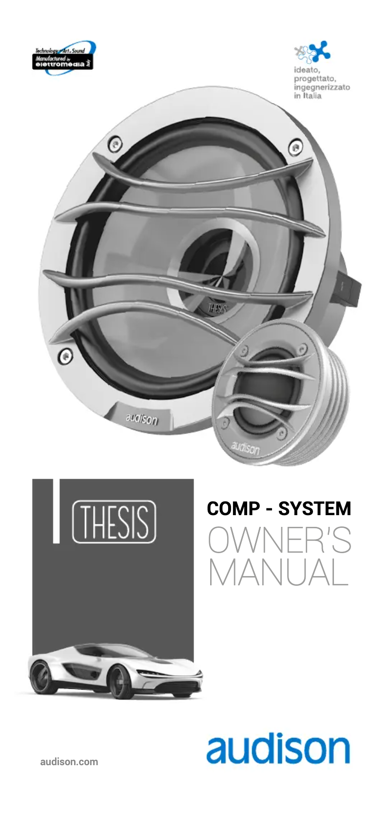 Page n°1 - Manuel utilisateur Audison Thesis TH K3 II A Orchestra