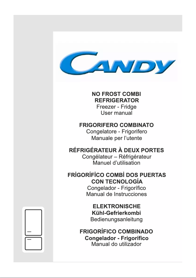 Page n°1 - Manuel utilisateur Candy CVS 6182W