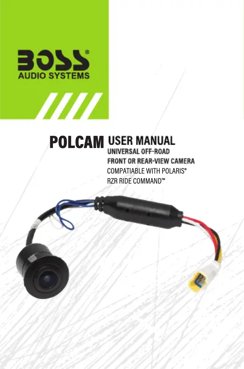 Page n°1 - Manuel utilisateur Boss POLCAM