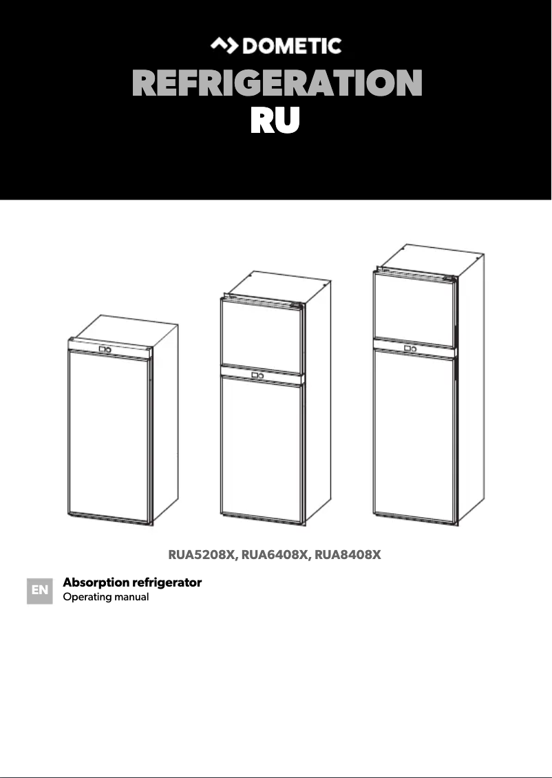 Página 1 del manual Manual de usuario Dometic RUA 6408X