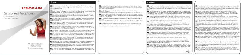 Page 1 de la notice Manuel utilisateur Thomson EAR5105