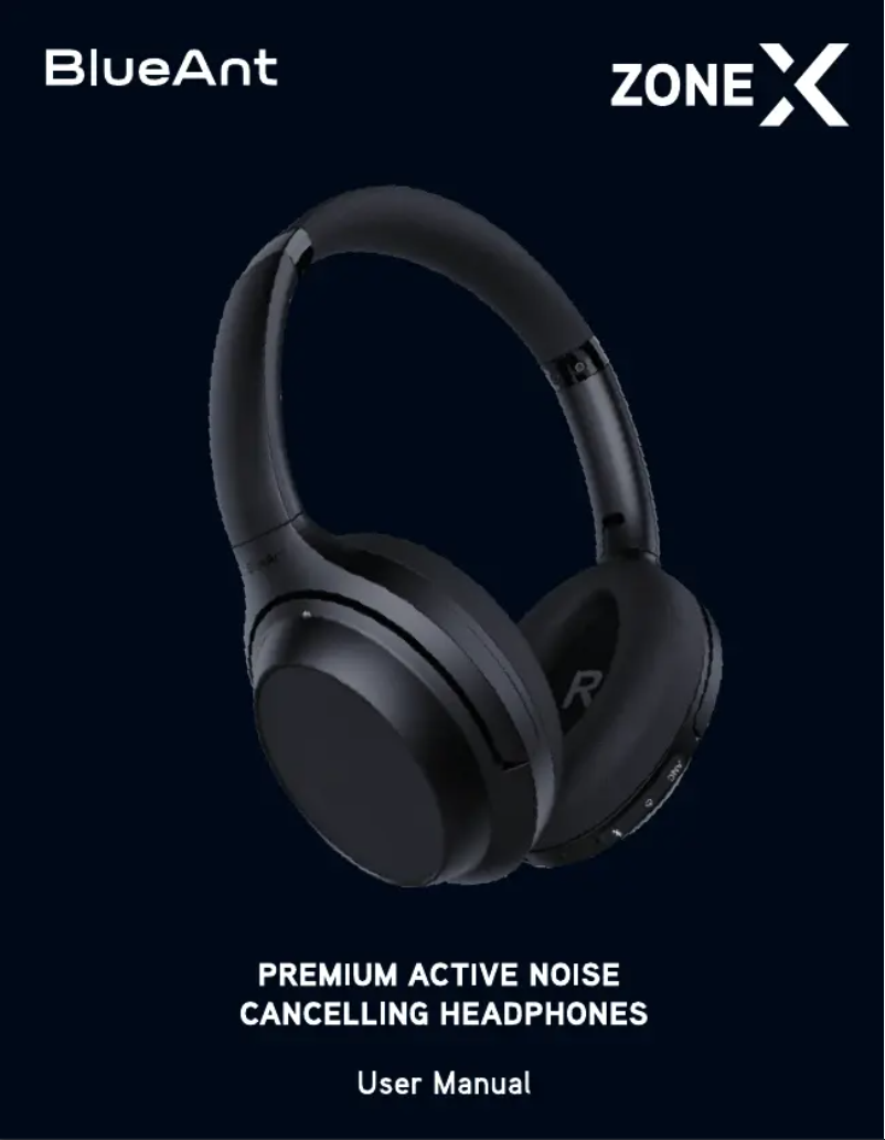 Page n°1 - Manuel utilisateur BlueAnt Zone X