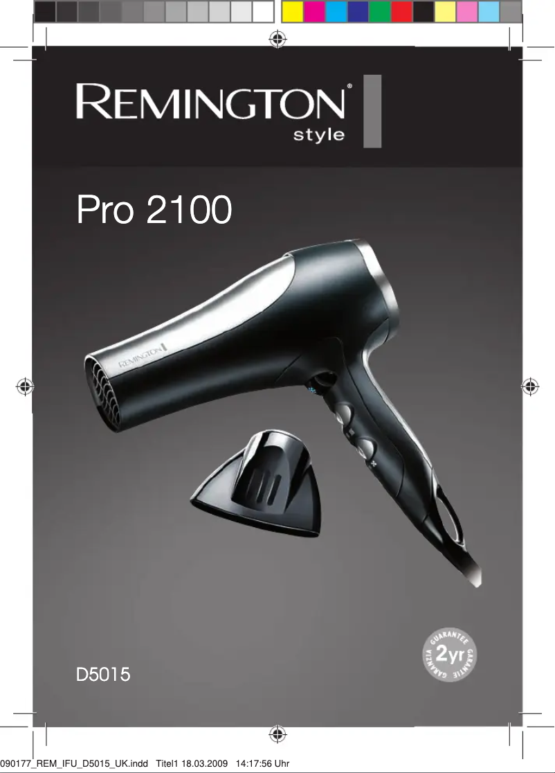 Image de la première page du manuel de l'appareil D5015