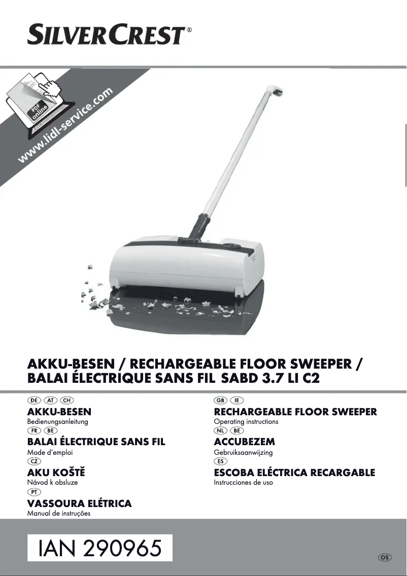 Image de la première page du manuel de l'appareil SABD 3.7 LI C2