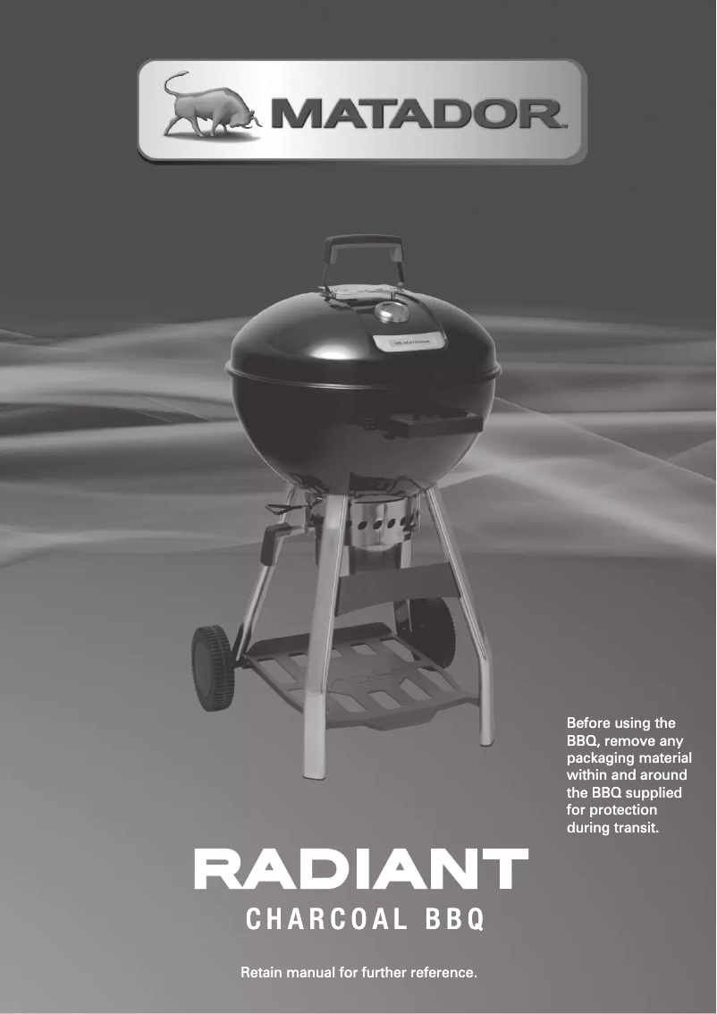 Page 1 de la notice Manuel utilisateur Matador Radiant