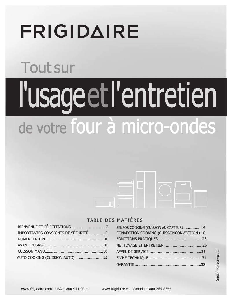 Imagen de la primera página del manual del dispositivo FGMV153CLB