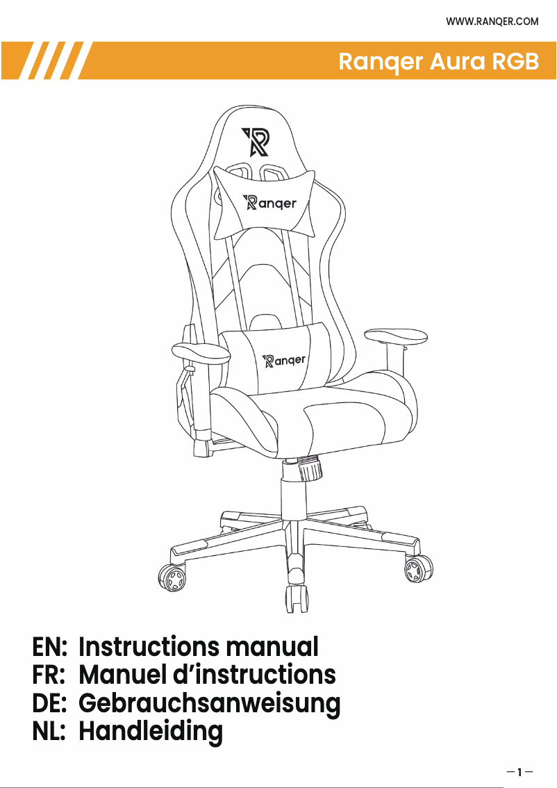 Página 1 del manual Manual de usuario Ranqer Aura RGB