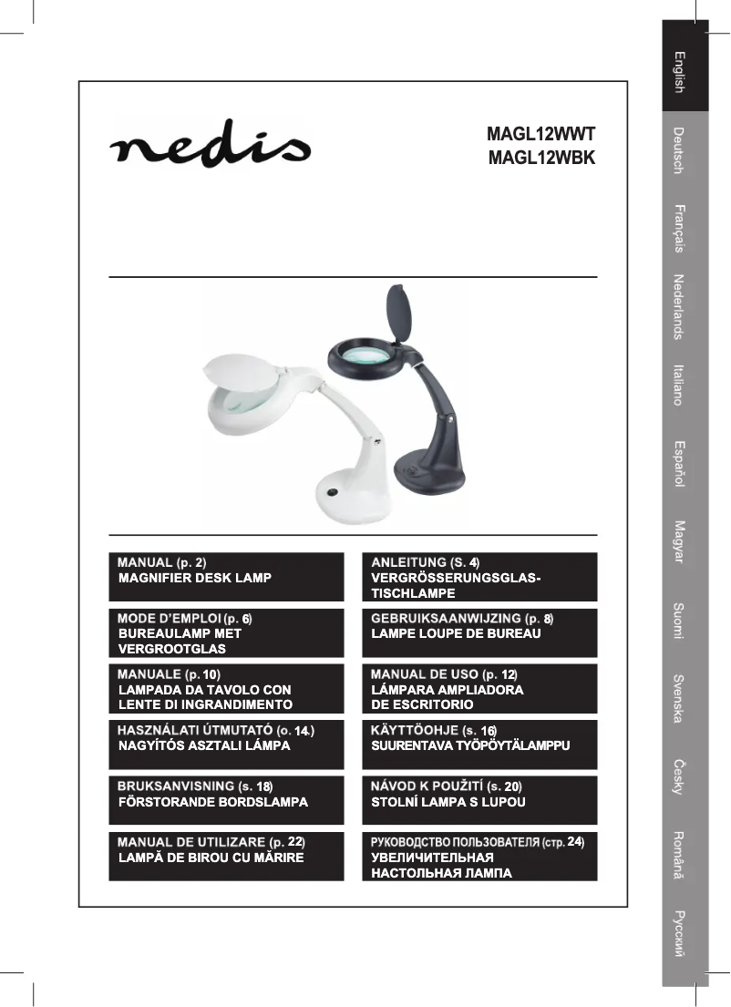 Image de la première page du manuel de l'appareil MAGL12WWT