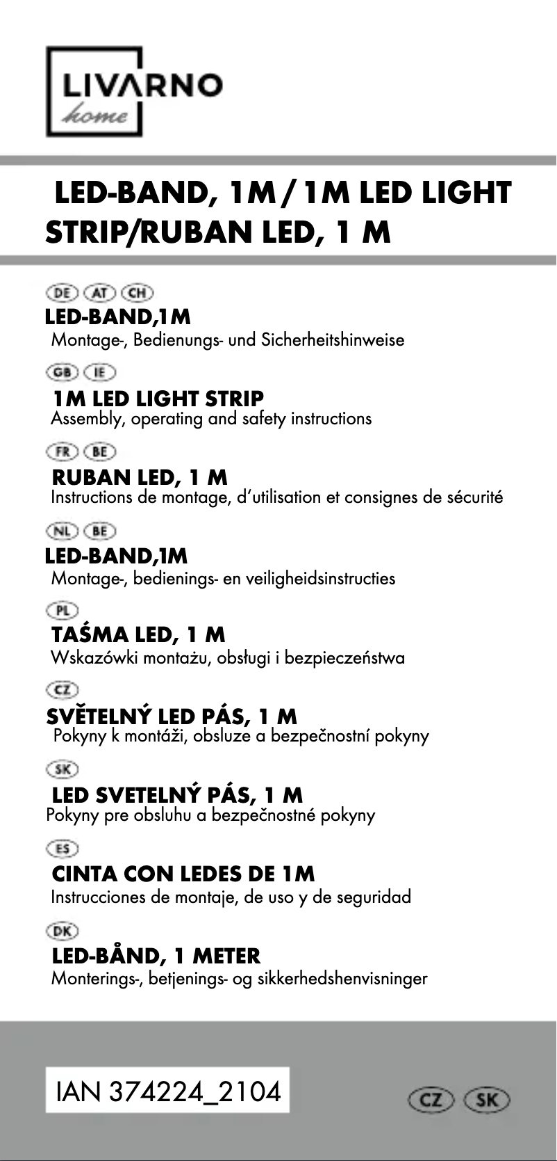 Image de la première page du manuel de l'appareil HG08422A