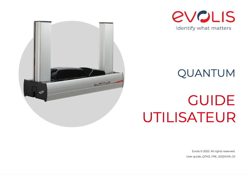 Image de la première page du manuel de l'appareil Quantum 2