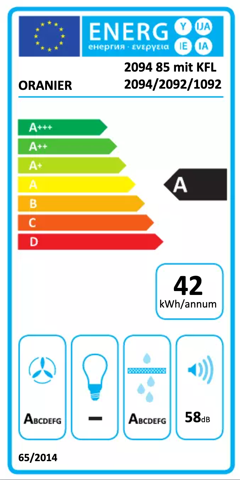 Image de la première page du manuel de l'appareil KFL 2094
