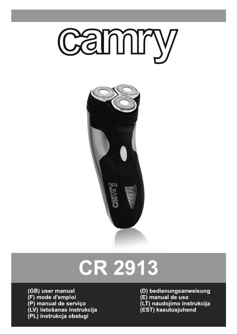 Page 1 de la notice Manuel utilisateur Camry CR 2913