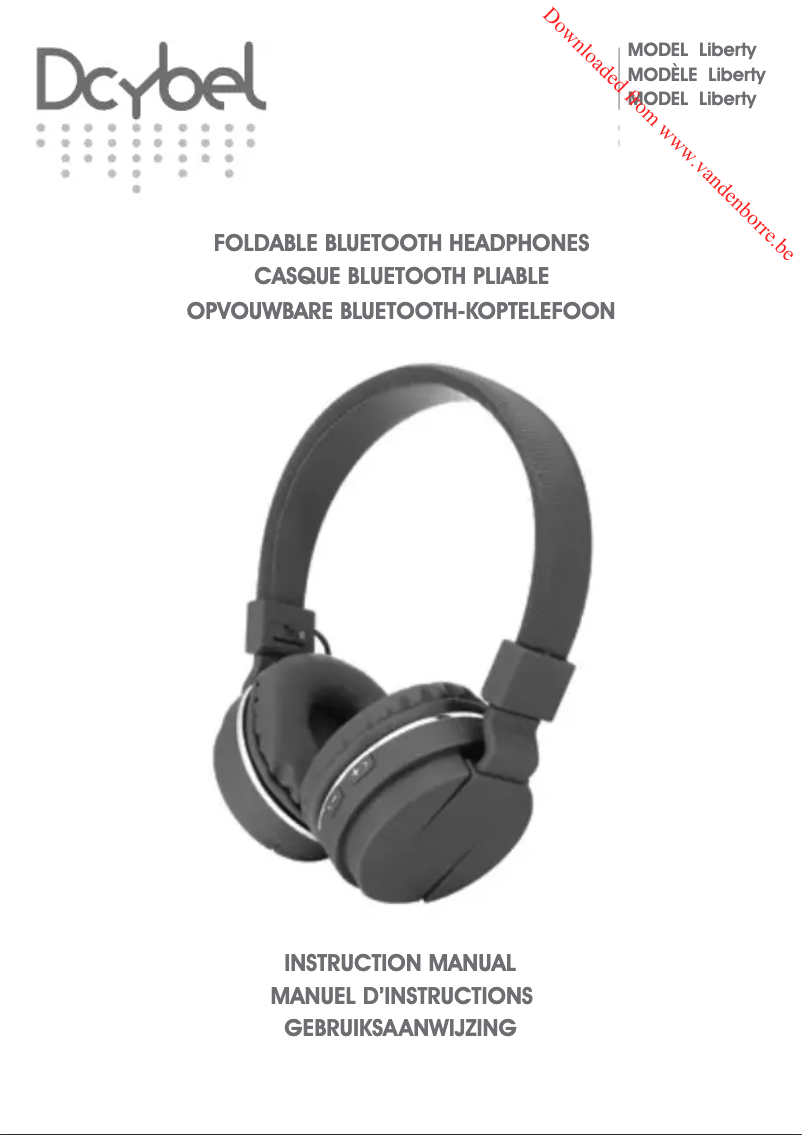 Image de la première page du manuel de l'appareil Liberty