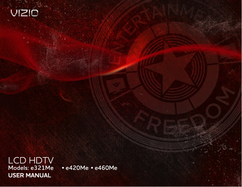 Page 1 de la notice Manuel utilisateur VIZIO E420ME