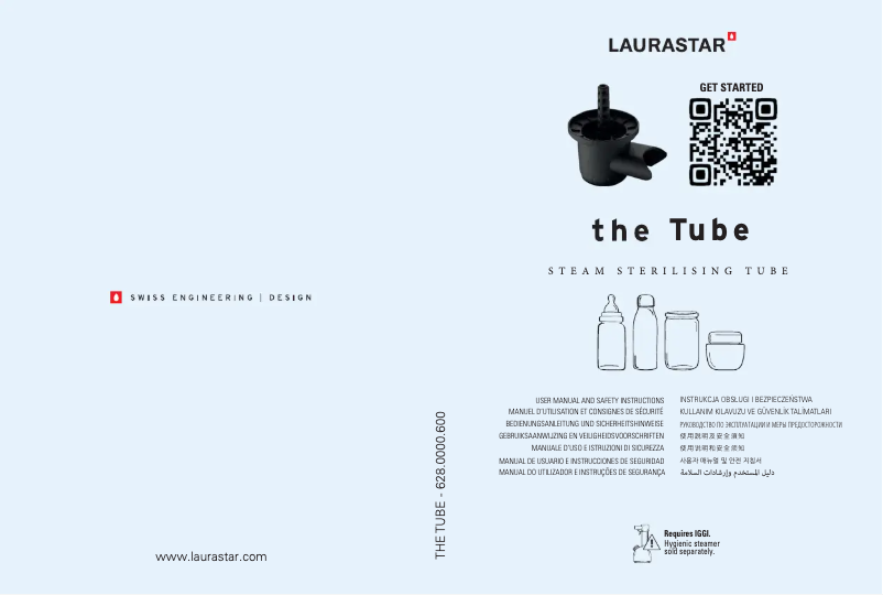 Page n°1 - Manuel utilisateur Laurastar The Tube