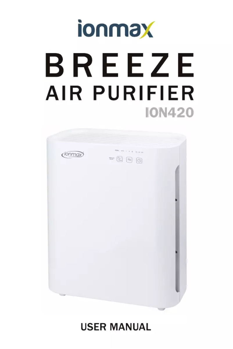 Page 1 de la notice Manuel utilisateur Ionmax Breeze ION420