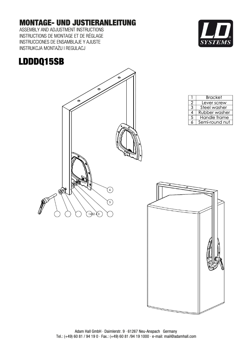 Image de la première page du manuel de l'appareil DDQ 15 SB