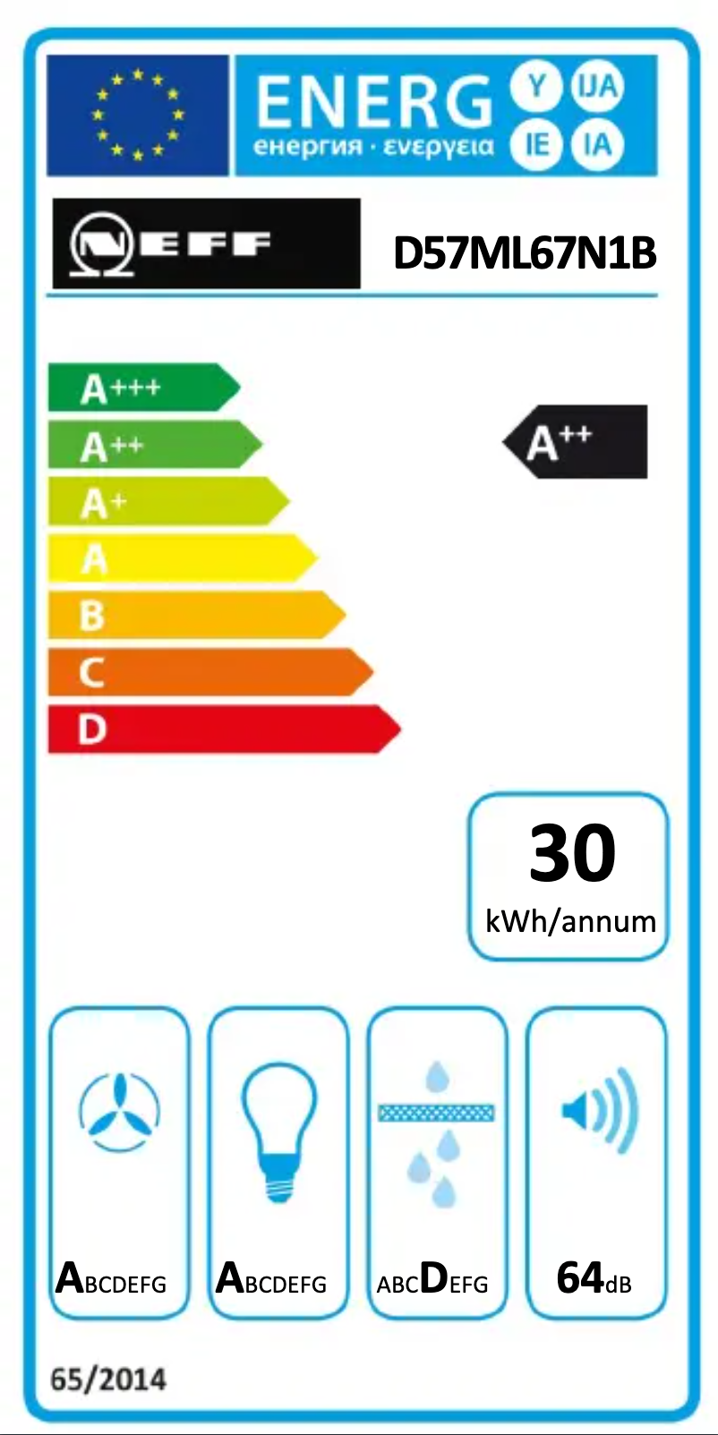 Image de la première page du manuel de l'appareil D57ML67N1B