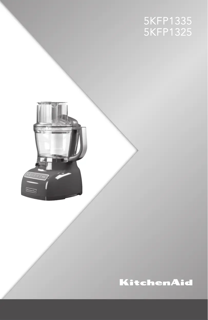 Page n°1 - Manuel utilisateur KitchenAid Foodprocessor 5KFP1335