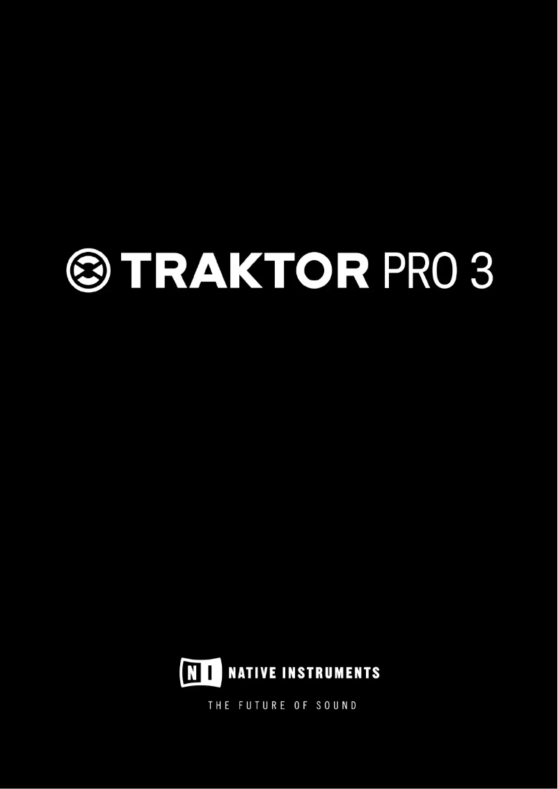 Page n°1 - Manuel utilisateur Native Instruments Traktor Pro 3