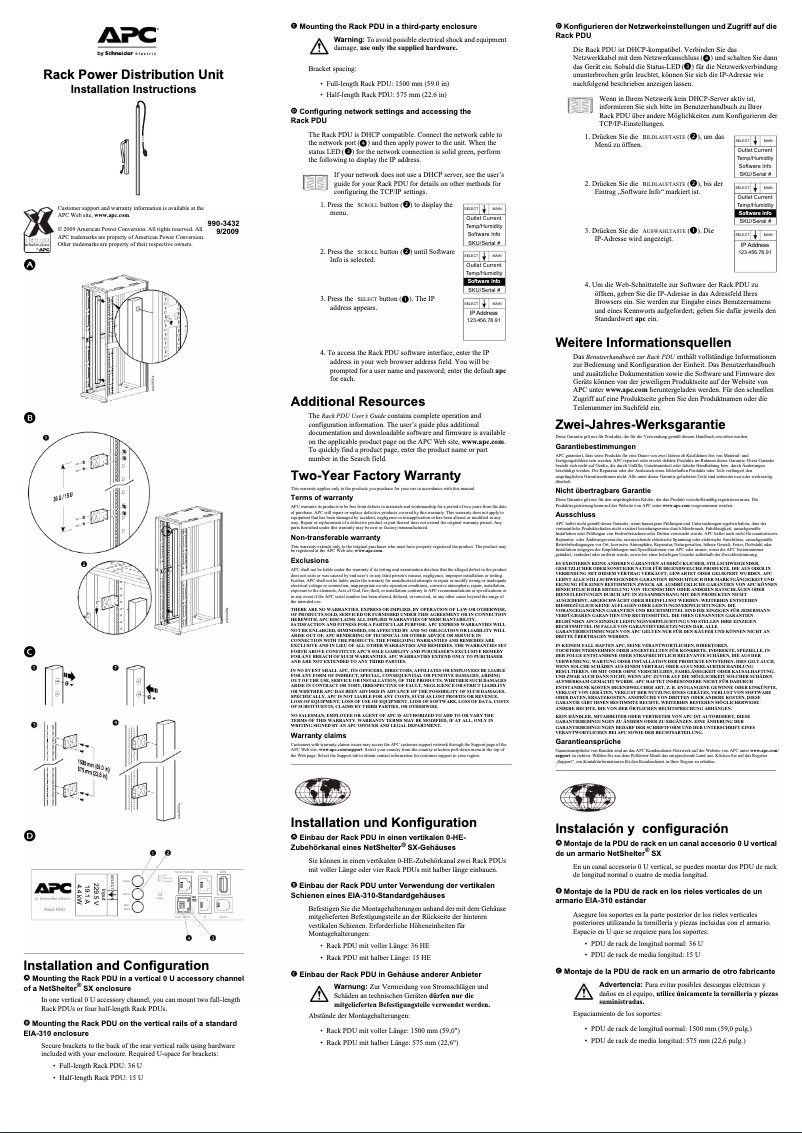 Image de la première page du manuel de l'appareil AP8853