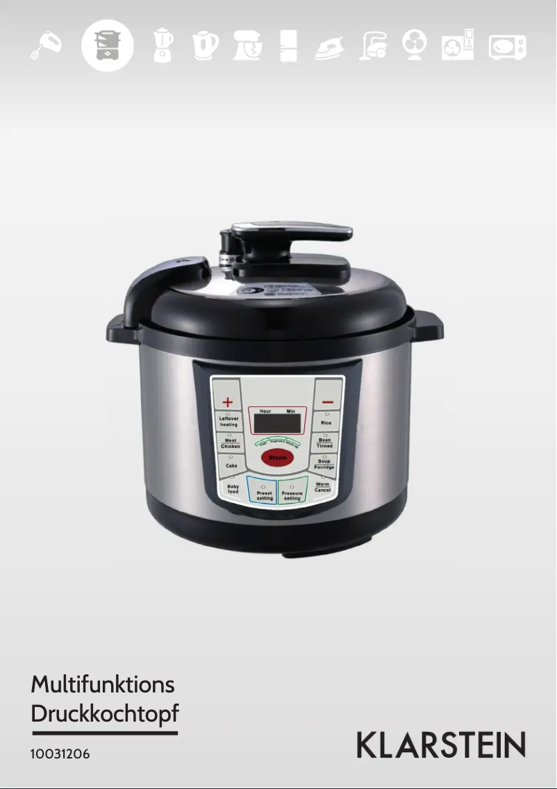 Image de la première page du manuel de l'appareil 10031206