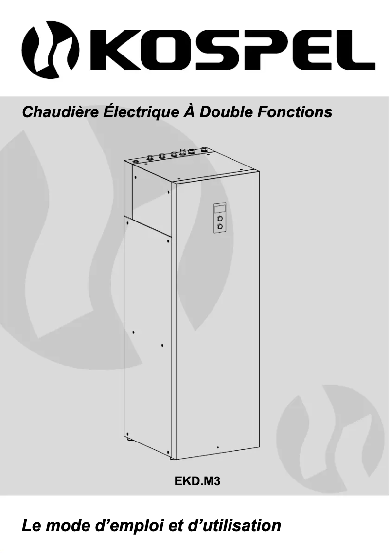 Page 1 de la notice Manuel utilisateur Kospel EKCO.MN3-24