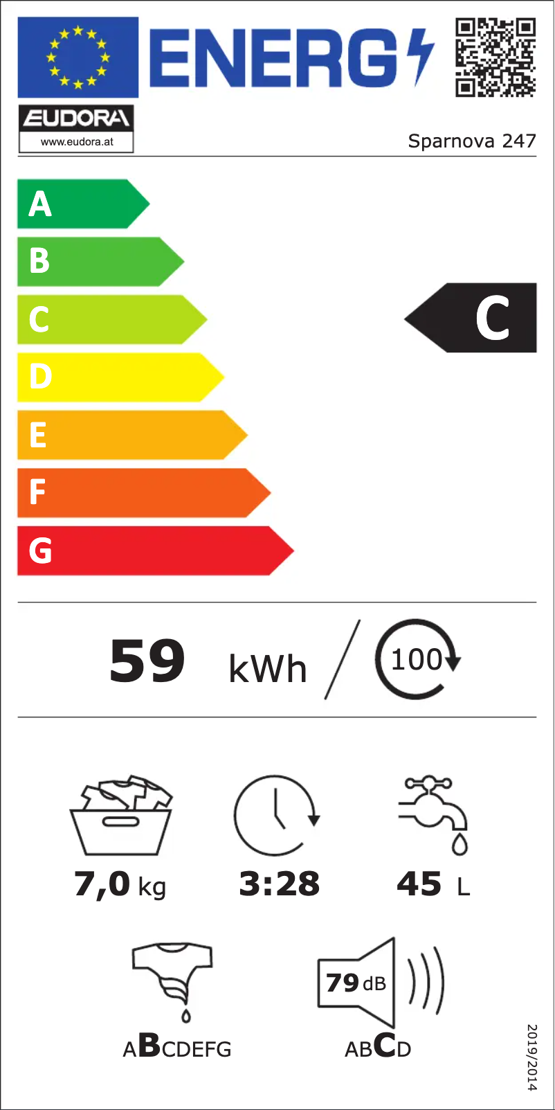 Page 1 de la notice Manuel utilisateur Eudora Sparnova 247