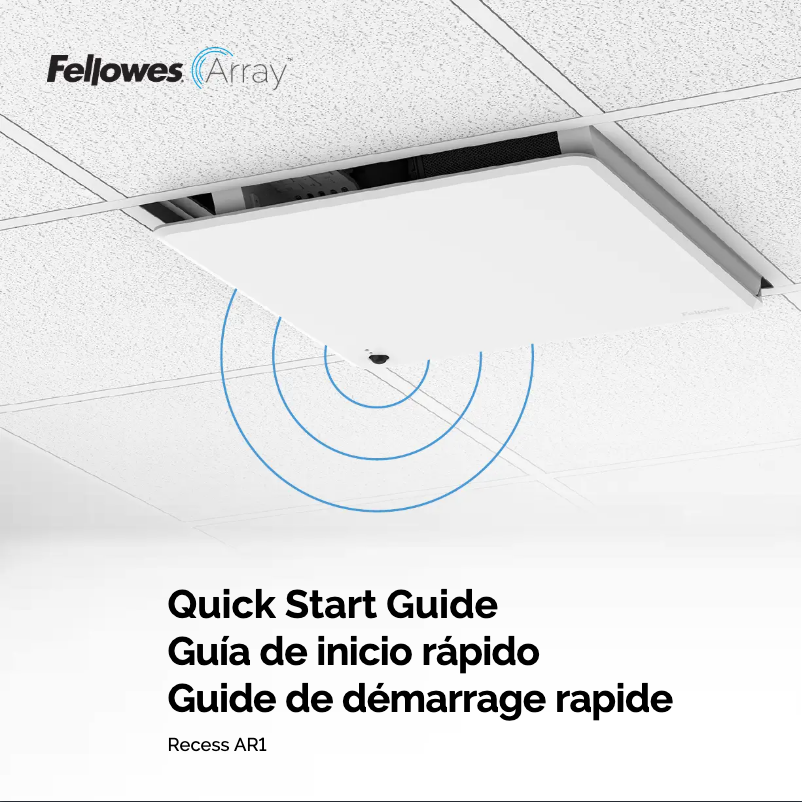 Page n°1 - Guide de démarrage rapide Fellowes Array AR1