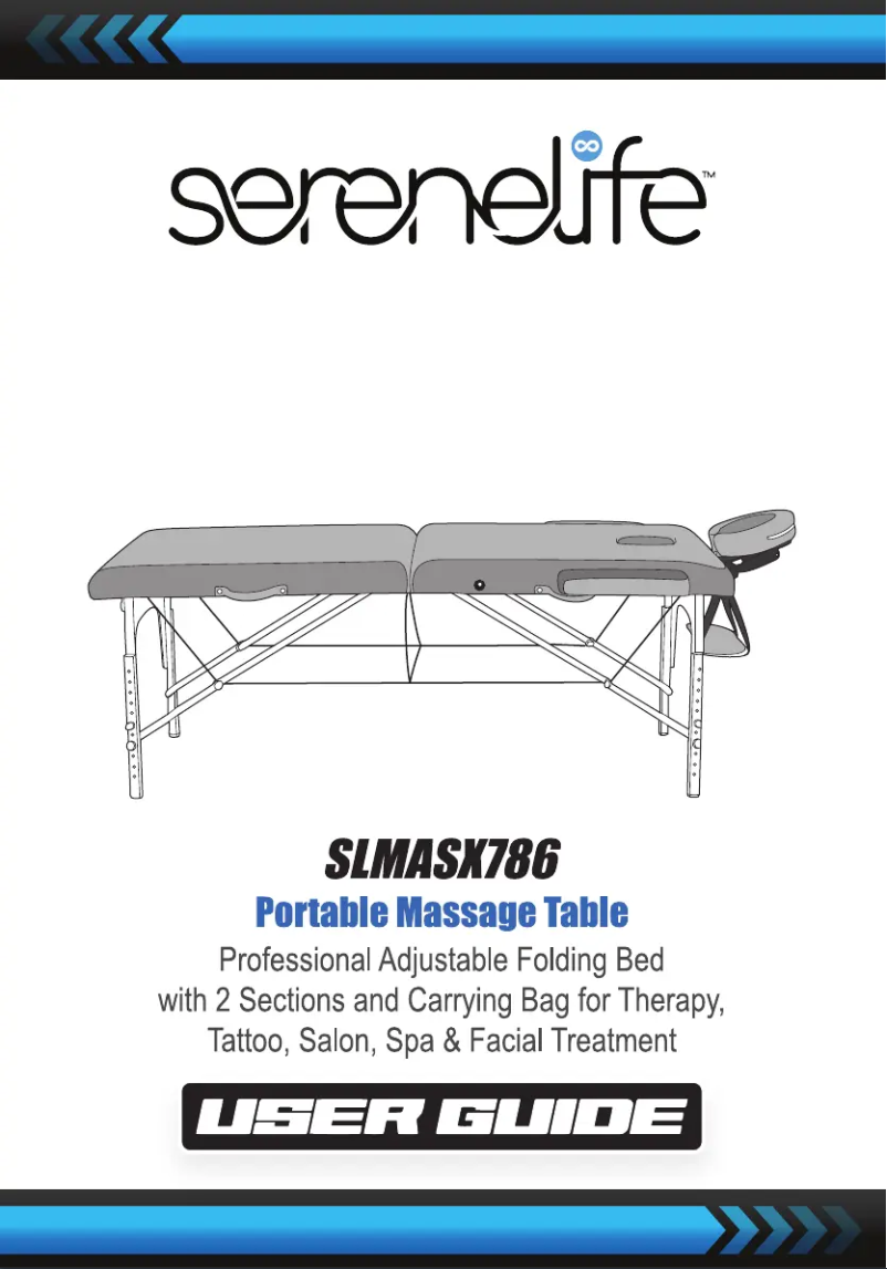 Page 1 de la notice Manuel utilisateur SereneLife SLMASX786