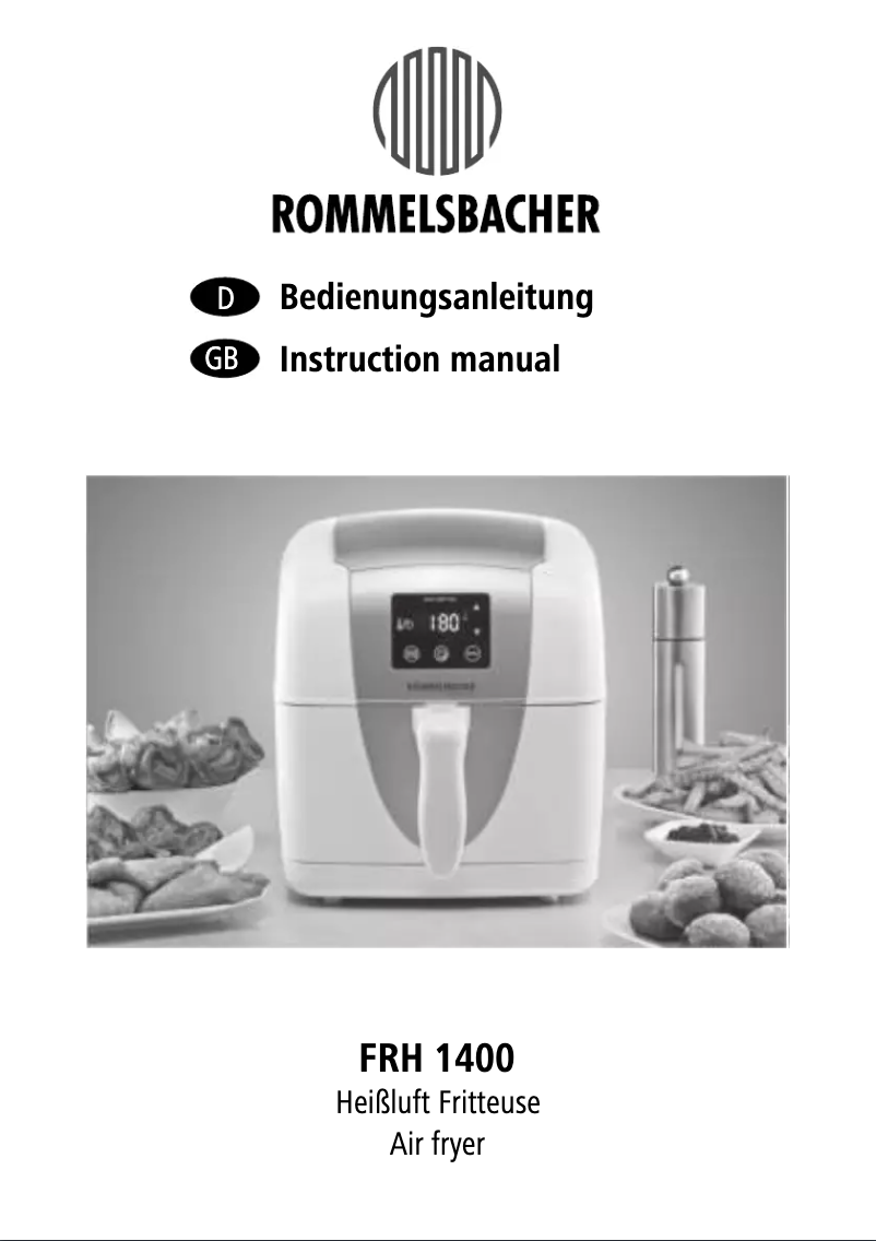 Page n°1 - Manuel utilisateur Rommelsbacher FRH 1400