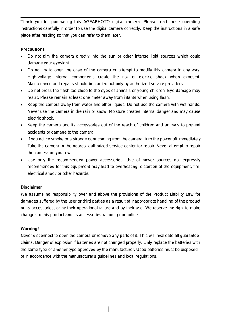 Image de la première page du manuel de l'appareil DC-1338i