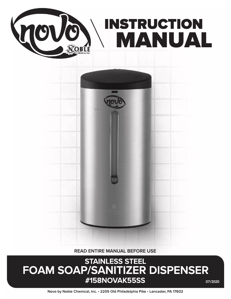 Image de la première page du manuel de l'appareil AK1255