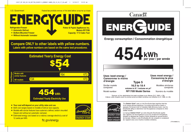 Image de la première page du manuel de l'appareil RF170BLPW6_N