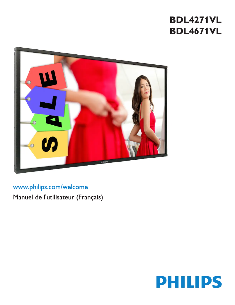 Page n°1 - Mode d'emploi Philips BDL4671VL